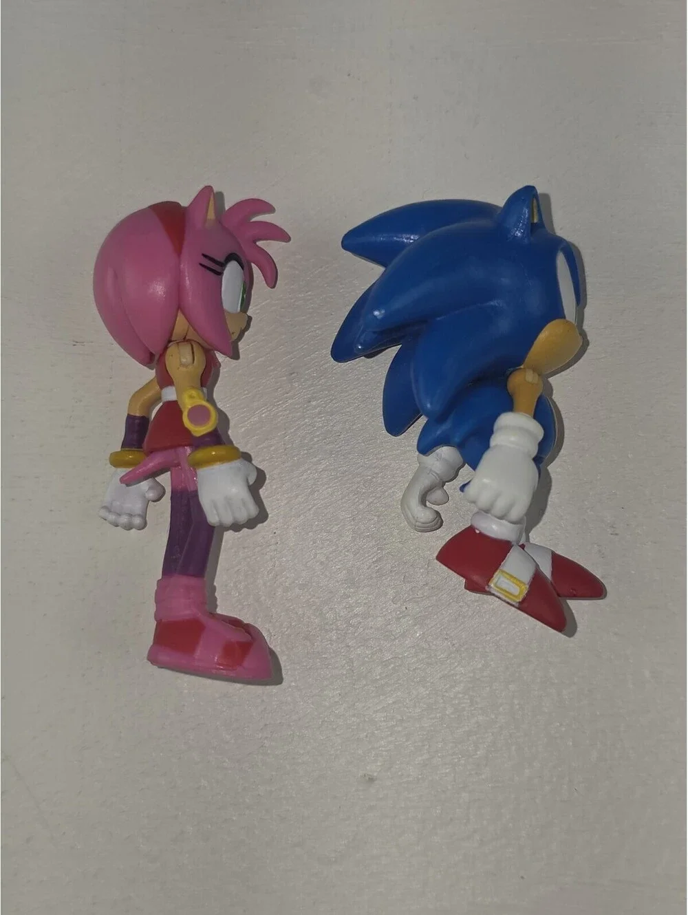 Lot Of Sonic The Hedgehog Amy Rose Tomy Boom Series Figure Sega Poseable 2.5-3